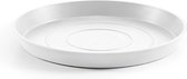 Ecopots Saucer Round - Pure White - Ø36,5 x H3,5 cm - Ronde witte onderschotel