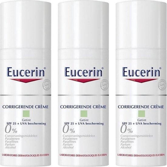 Eucerin Anti-redness Corrigerende Dagcrème SPF 25 - 50 ml - 3 stuks
