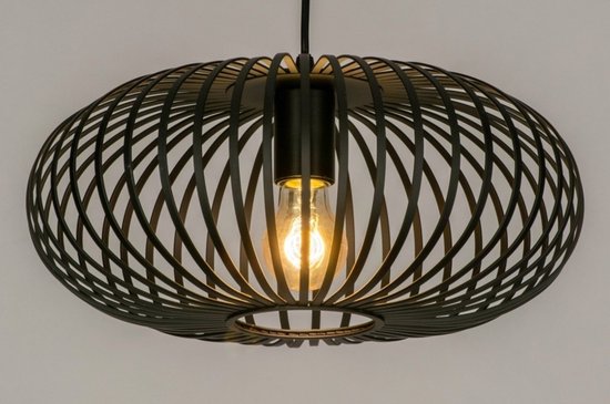 Lumidora Hanglamp 73294 - FELIX - E27 - Zwart - Metaal - ⌀ 39 cm