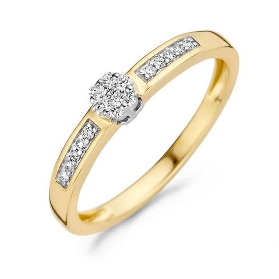 Ring Blush 1623BDI/54 Or jaune 14 carats 0 G SI Diamant taille Briljant Taille 54