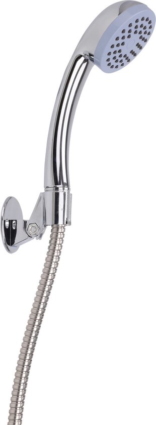 Bathroom Solutions Douchekop met slang - en houder - RVS