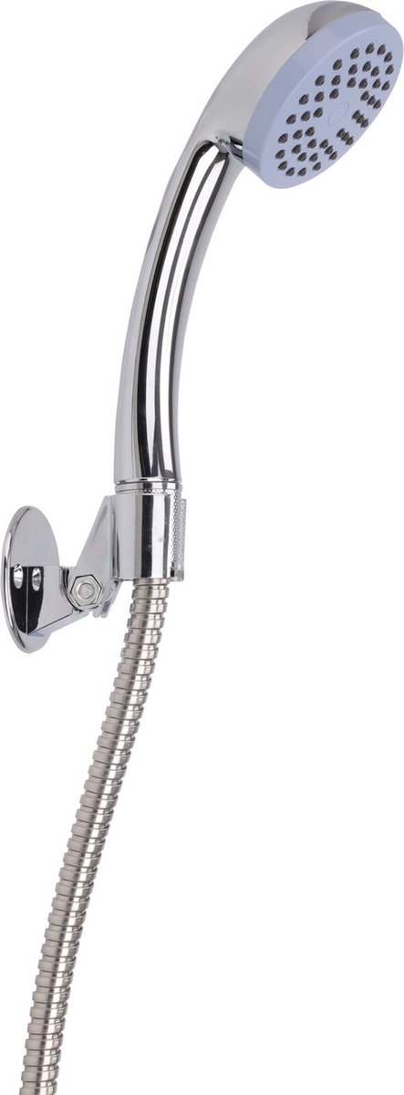 Bathroom Solutions Douchekop met slang - en houder - RVS