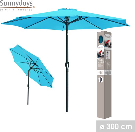 DSKJHI Balkon halve parasol met basis, eenvoudige zwengel, hoogte 225 cm/245 cm, rechthoekige markt, tuin, muurparaplu, Bruin, 200x100cm