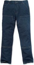 Carhartt Herren Hose Double Front Dungaree Jeans Ultra Blue-W33-L34