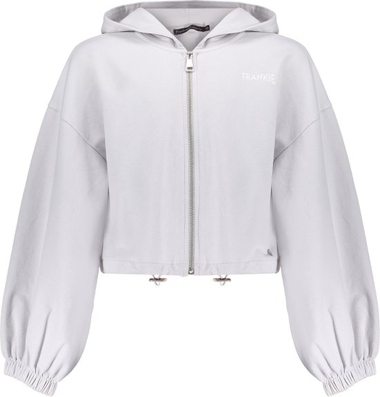 Meisjes hoodie - Marlous - Zilver grijs