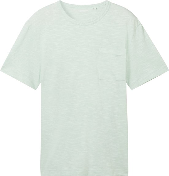 TOM TAILOR basic t-shirt with pocket Heren T-shirt - Maat XL