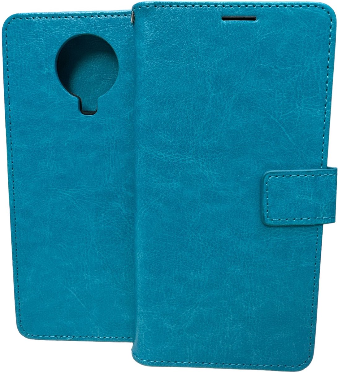 Portemonnee Book Case Hoesje Geschikt voor: Nokia G10 / G20 - turquoise