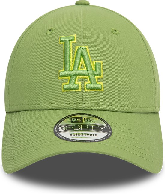 New Era LA Dodgers MLB Team Outline Green 9FORTY Adjustable Cap
