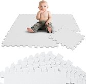 Bol.com 9-delige Baby Speelmat Puzzel - 30x30 Foam Tegels Kruipmat Vloermat Speeltapijt aanbieding