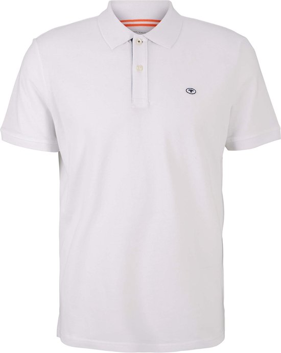TOM TAILOR basic polo with contrast Heren Poloshirt - Maat XXL