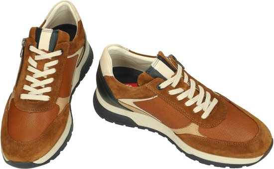 Fluchos -Heren cognac/caramel sneakers maat 45 bol