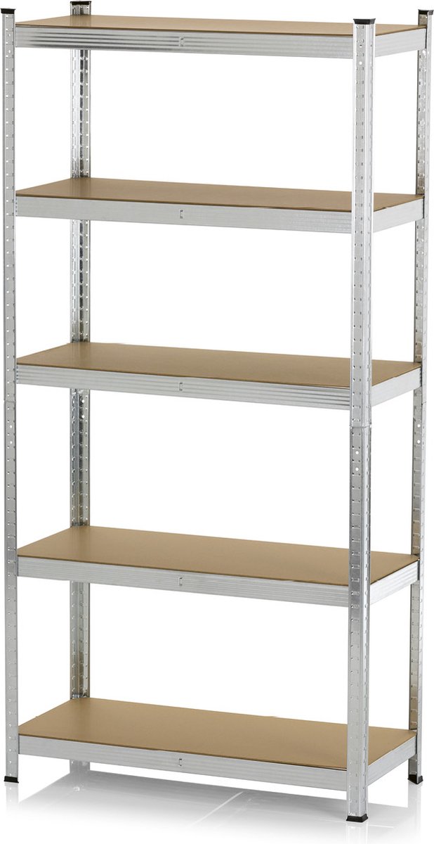 EASYmaxx opbergrek rekken & werkbank voor zwaar gebruik - Tot 175 kg draagvermogen per plank - 180 x 90 x 40 cm