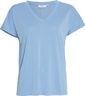 MSCH Copenhagen Mschfenya Modal V Neck Tee Tops & T-shirts Dames - Shirt - Donkerblauw - Maat S/M