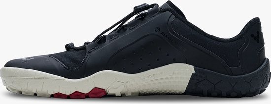 Vivobarefoot Primus Trail III FG Baskets Barefoot Homme Ultra Légères - Chaussures Trail Tout Temps Pour Force, Équilibre & Mobilité, Coupe Large, Obsidian, 9 Wide