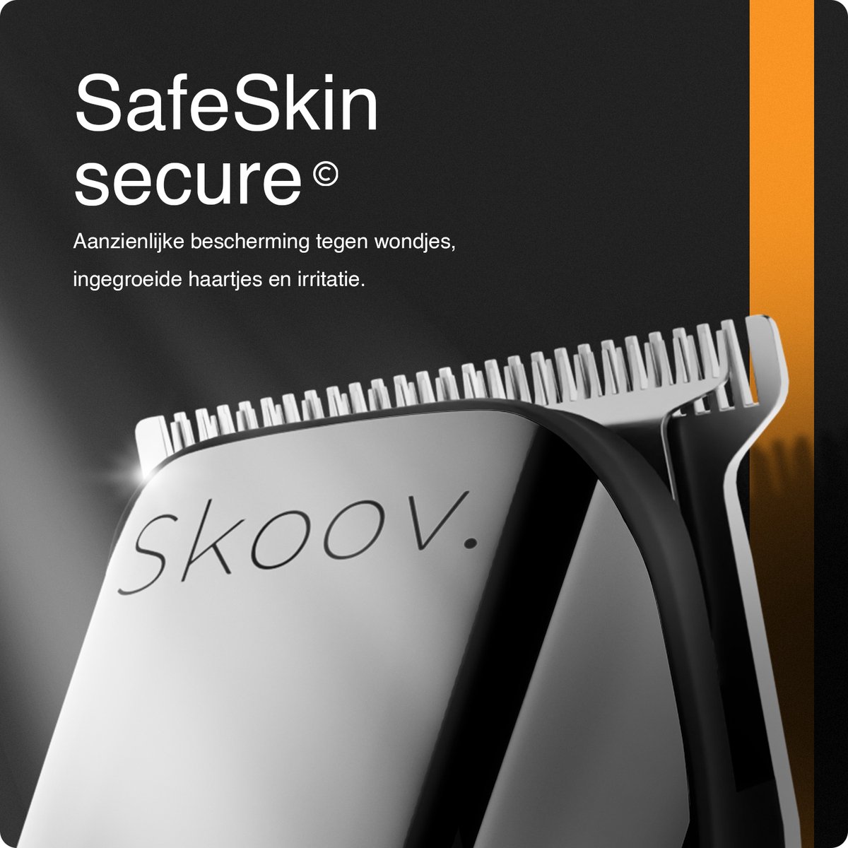 Skoov 6 in 1 Baardtrimmer- Bodygroomer - Scheer apparaat - Voor lichaam, schaamstreek, neus en baard - Trimmer mannen - Tondeuse thumbnail 3