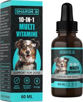 10in1 multivitamine Hond 60ml - Vloeibaar Hondensupplement - Ondersteuning van gewrichten, vacht, blaas en immuunsysteem