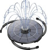 Zonne-energie Vijverfontein Pompset - Zonnepaneel Aangedreven Waterfontein - Variabele Fonteinpatronen - Draadloze Installatie voor Tuinvijvers - Milieuvriendelijk en Energiebesparend