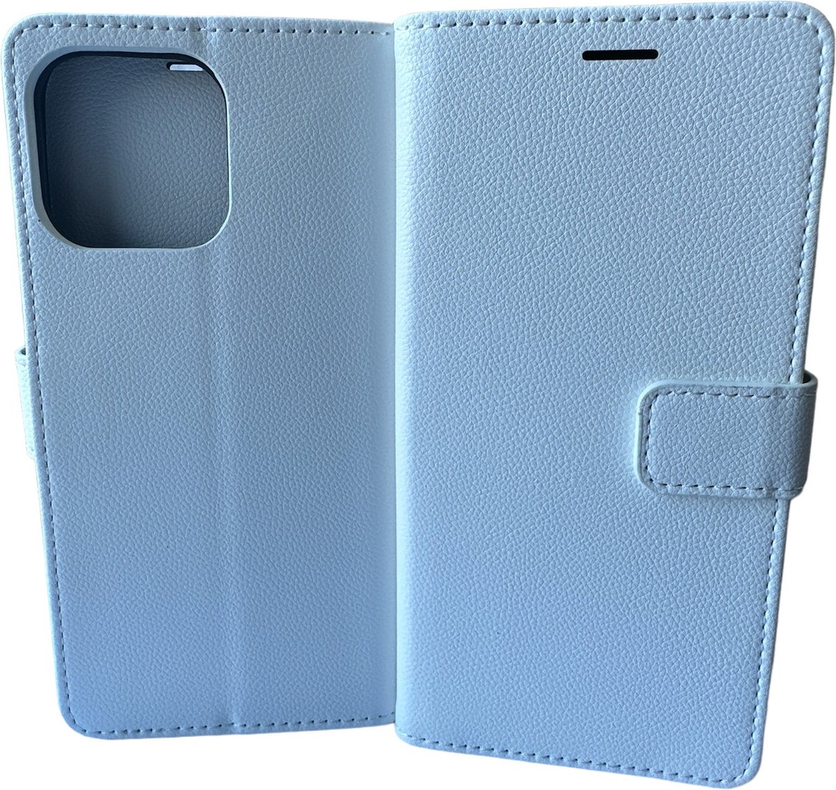 Portemonnee Book Case Hoesje Geschikt voor: iPhone 14 Pro - Wit