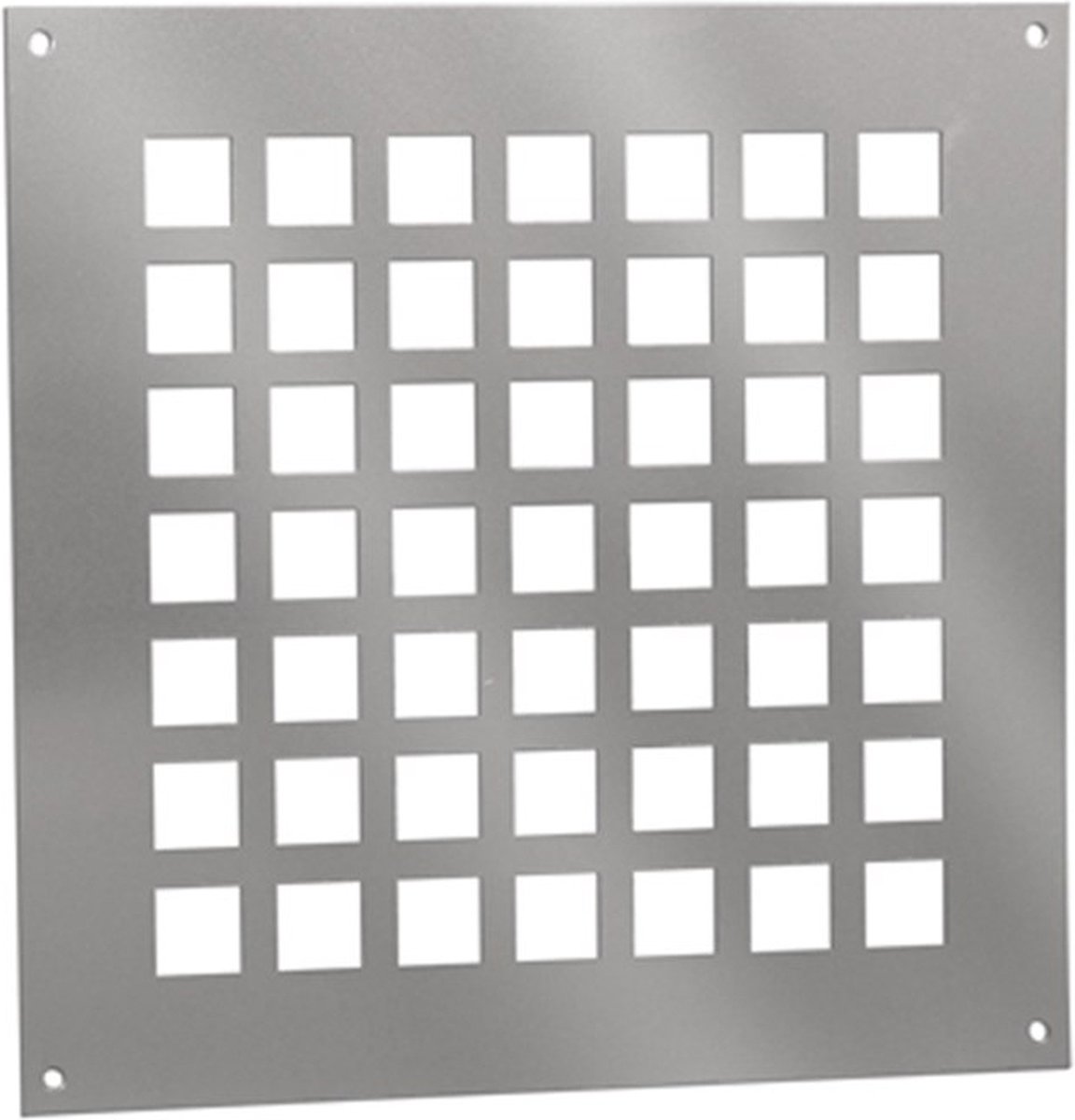 Nedco BV Ventilatieplaat 250x250mm aluminium