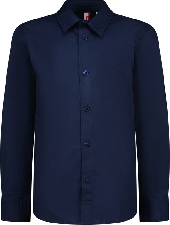 Vingino Jongens Shirt Lasic Dark Blue - Maat 140