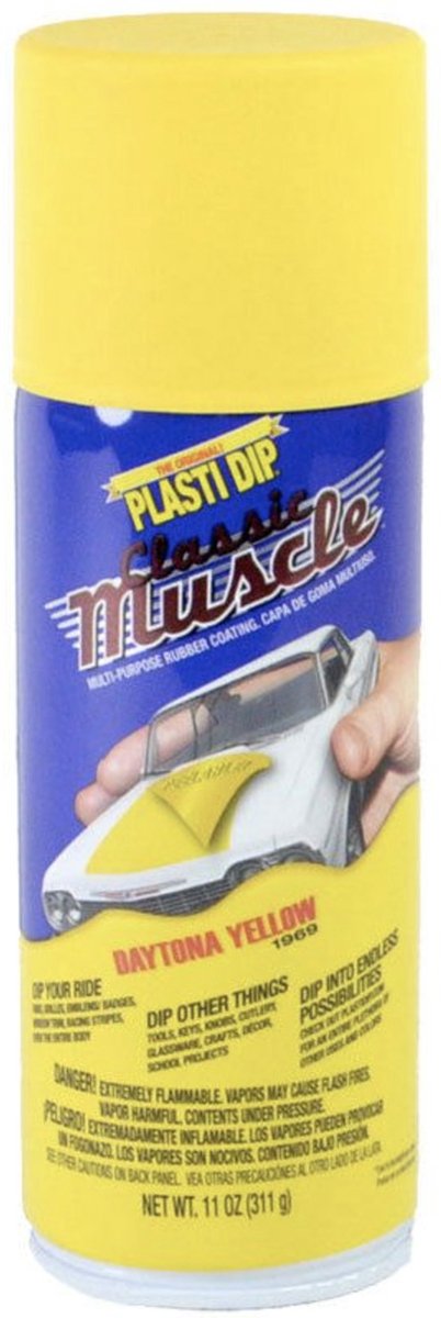 Plasti Dip -Daytona Yellow - Muscle Classic - Mat - 325 ml. - PlastiDip