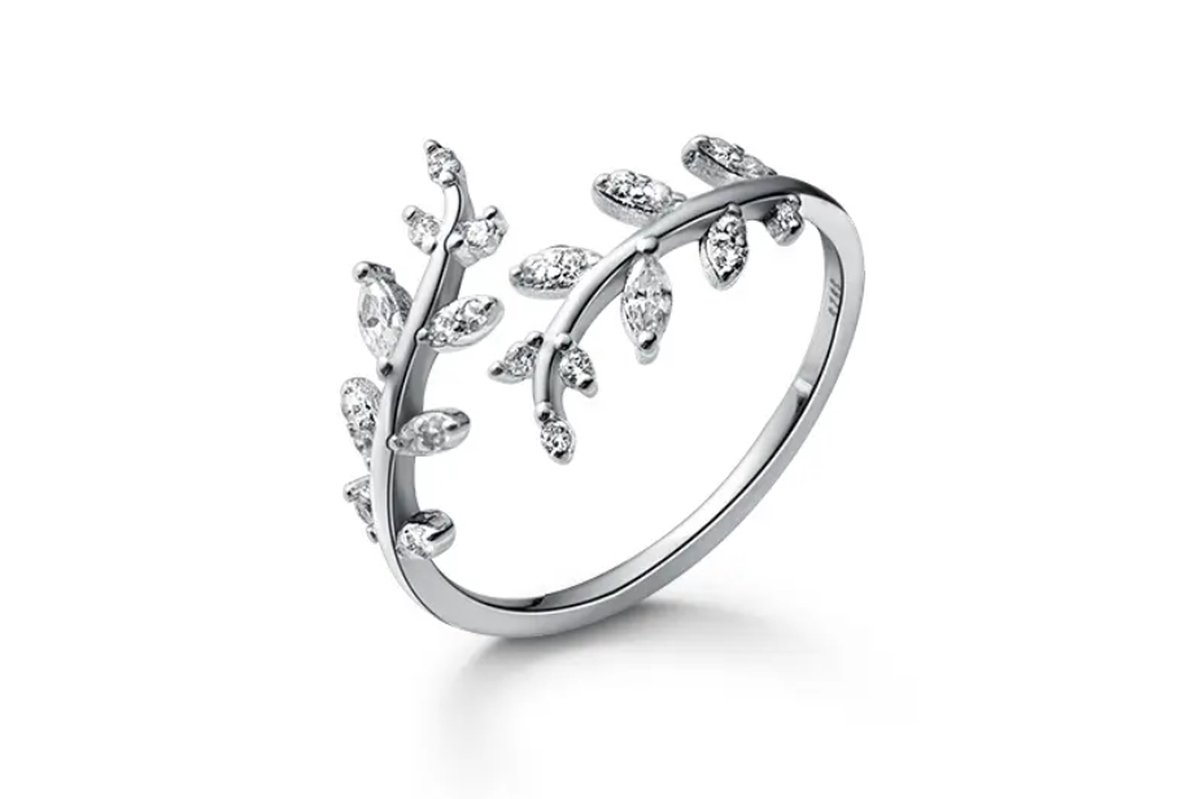 Style King verstelbare Ring - zirkonia's - Ring - Verstelbare Ring - Verzilverd - RVS