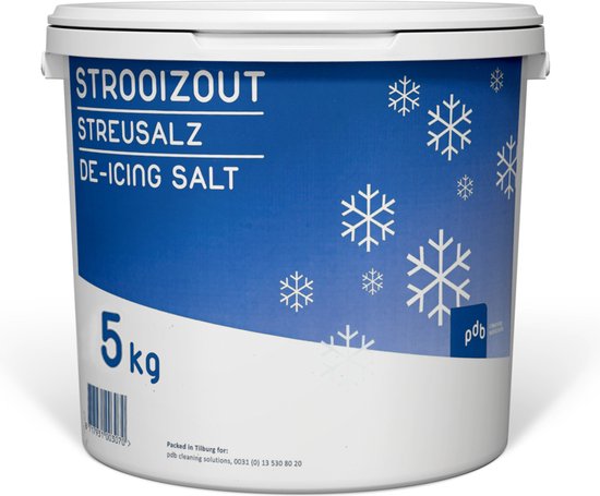 Sel de déneigement 5kg (en seau refermable)