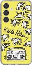 Samsung Keith Haring Dance Plate - Geschikt voor Samsung Galaxy S24 - Yellow