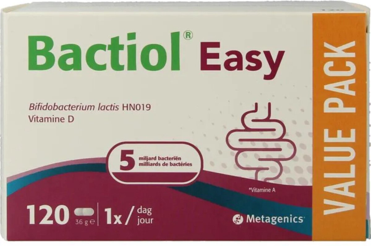 Goedkoopste Metagenics Bactiol Easy 120 capsules