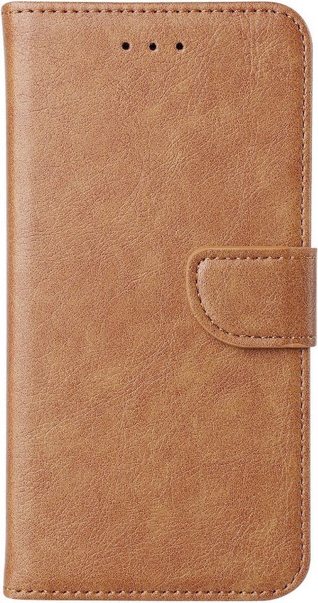 Portemonnee Book Case Hoesje Geschikt voor: Samsung Galaxy S23 FE - Lichtbruin