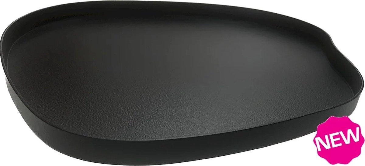Vase The World Dienblad Bariri | Medium | Mat Zwart - Matt Black | L35 x B30 x H2 cm matt zwart