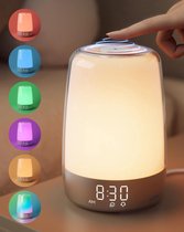 BOTC Wake Up Light - Lampe de Sleep - Wekker numérique avec lampe - Wit
