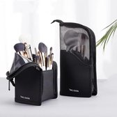 Avoir Avoir® Praktische en stijlvolle make-up tas voor vrouwen - Zwart -Transparante rits en ontwerp - Hoogwaardig polyester - Compacte maat 24,5 cm - Praktisch standaard ontwerp - Bestel nu op Bol.com!