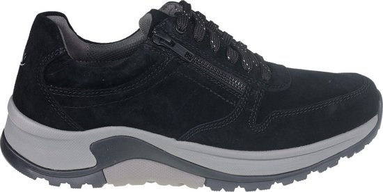 Pius Gabor rollingsoft sensitive 8000.13.01 - heren rollende wandelsneaker - zwart - (EU) (UK)