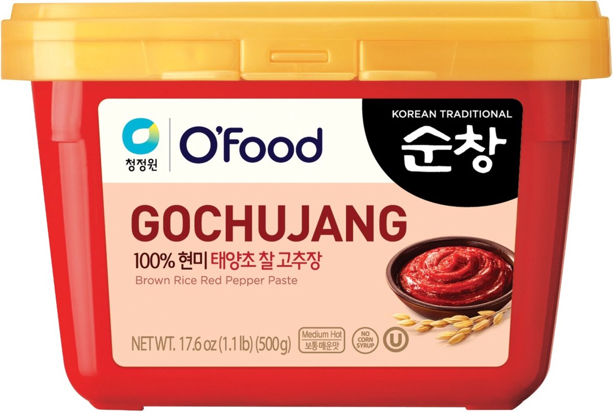 Chung Jung One Gochujang - Koreaanse hot pepper pasta voor marinades en soepen - 500 gram