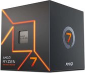 AMD Ryzen 7 7700, AMD Ryzen™ 7, Emplacement AM5, 5 nm, AMD, 3,8 GHz, 64-bit