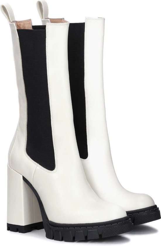 witte laarzen dames