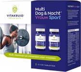 Vitakruid Vrouw Sport Multi Dag Nacht 60 tabletten