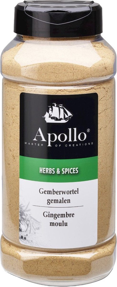Goedkoopste Apollo Gemberwortel gemalen 300 gram