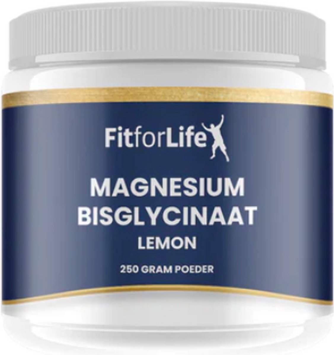 Goedkoopste Fit for Life Magnesium bisglycinaat poeder (lemon) - Zonder magnesiumoxide - Versterkt door de ingrediënten Vitamine B6, L-Glycine en Taurine - 250 gram - 100 doses