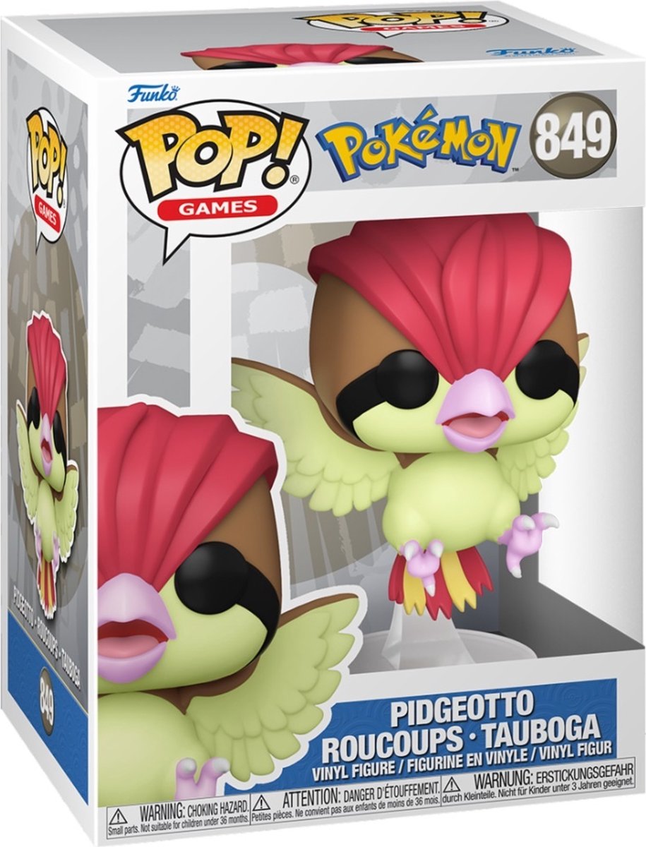 Pop Games: Pokémon Pidgeotto - Funko Pop #849