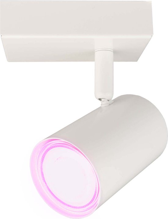 Ledvion LED Plafondspot Wit - Dimbaar - 4.9W - RGB+CCT - Kantelbaar