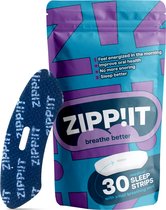 Zippit Mouth Tape - Anti- Snurk Sleep Strips - Mouth tape - Mouth Tape - Myotape - Beter dormir grâce à la respiration nasale - Meilleure hygiène buccale - 30 pièces
