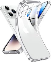 iPhone 13 Pro Hoesje Transparant - iPhone 13 Pro Schokbestendig Stevig Siliconen Beschermhoesje Doorzichtig - Met Extra Camera Bescherming