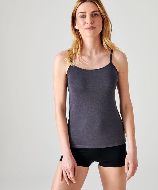 Damart THERMOLACTYL - STRAP - Top - Black/nero