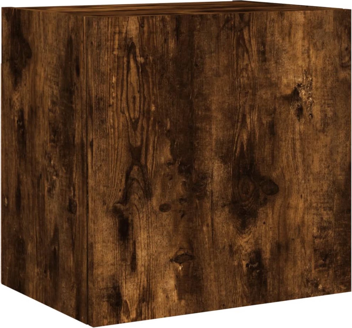 vidaXL Tv-wandmeubel - 40,5x30x40 - cm - bewerkt - hout - gerookt - eikenkleurig gerookt eiken
