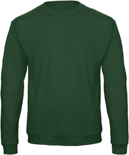 Sweater 'ID.202' met ronde hals B&C Collectie maat L Flesgroen