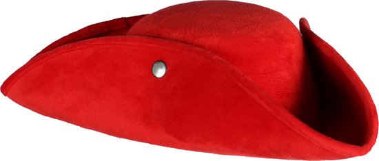 Piraten hoed dames tricorn met marabou luxe