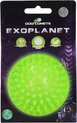 Dog Comets Exoplanet – 8 cm - Hondenspeeltje - Bal - Apporteer speelgoed – Egelbal - Water en Land - Gebitsverzorging - Met Piep - Groen – M