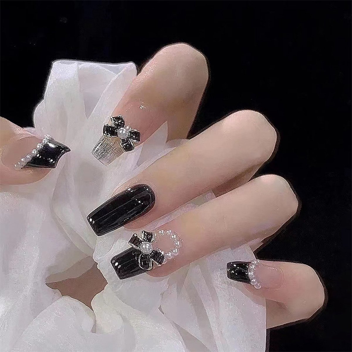 Zhenyue-Nail Art -Plaknagels-Nail Art Set Tools - Nagelstickers Meisjes-Nagelstickers Nail Art-Gel Nail Wraps - Nagels Wraps-24 Stickers